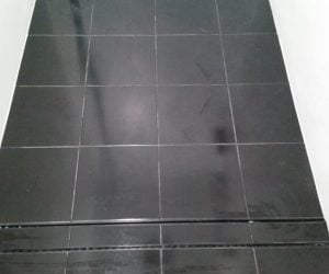 bathroom floor tiling