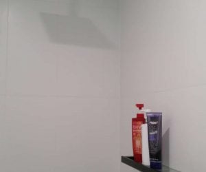 bathroom interior with shower