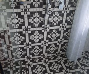 mount vincent bathroom tiling detail