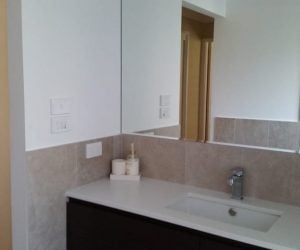 Bathroom Basin with mirror - bathroom renovations newcastle
